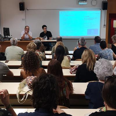 2023.7.4. Conferencia de Tai Ji Salud en la Universidad de Barcelona, por el Dr. Xu Feng, director del Centro de Investigación de QiGong de la Universidad de Medicina China de ShangHai.