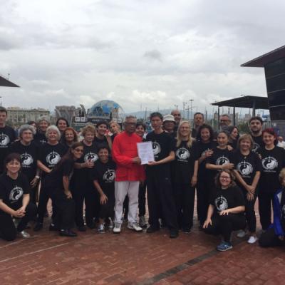 El Instituto de Medicina China Barcelona participa en el Maratón de Tai Ji de Barcelona, 2018-6-3