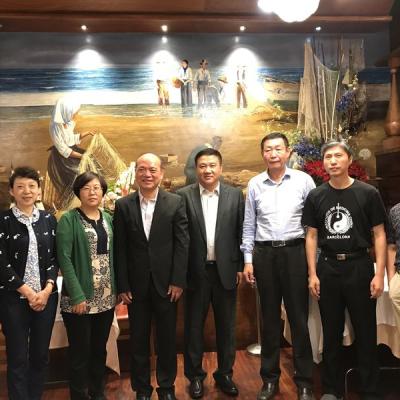 Dr. Cai Jian con la Delegación China de Medicina China, enviada por la Oficina de Asuntos Extranjeros del Consejo de Estado, 2017-9-2, Barcelona