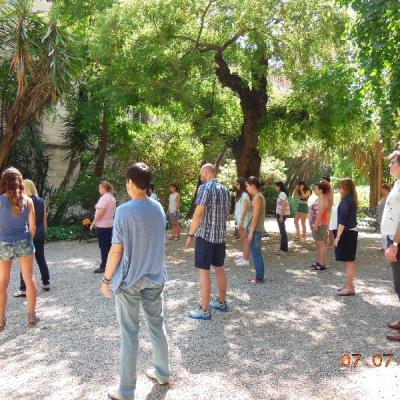 Una sesión de Qi Gong médico en el curso de UBISS, Universidad Barcelona 2016